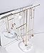 Tkocisa Jewelry Stand Display Necklace Holder, T-Bar Necklace Display Stand Hanging Pendant Rack Jewelry Organizer Stand for Bracelets, Necklaces and Earrings(Gold)