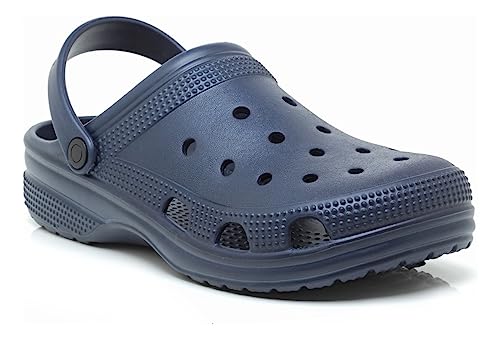 Chinelo Unissex Croc's Papete Cree Confort Leve Macio Antiderrapante (41/42, Marinho)