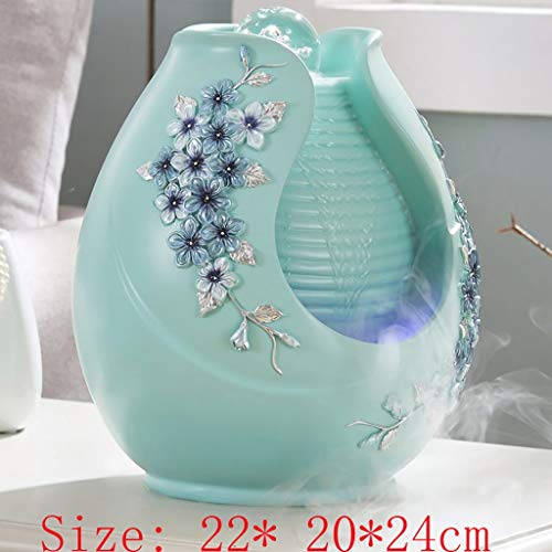 Desktop Fountain Resin Fountain Decoration Living Room kantoor Desktop Verstuiverlucht luchtbevochtiger Fountain Decoration Gift Accessoires voor fonteinfonteinen in de tuin - Image 6