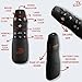 PR-820 Wireless Presentation Clicker with Laser Pointer, PowerPoint Clicker with Air Mouse, Remote for Slideshows, Google Slides, Keynote & Smartboards, Mac/PC Compatible