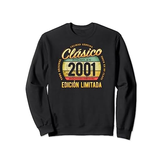 Clásico Nacido En 2001 Edición Limitada 22 Cumpleaños Sudadera