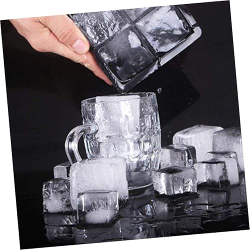 Bandeja de Cubos de Hielo de Silicona con Tapa miniatura 3