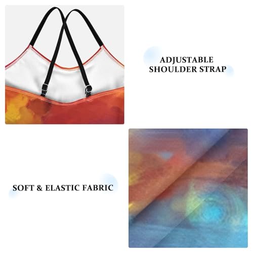 Abstract Red and Blue Girl's Swimsuit 1-Piecing Teen Bathing Suits for Girls Swimsuits for Teen Girls3