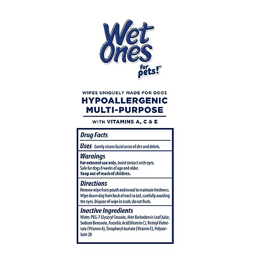 Image of Wet Ones Mixed 13 Piece Bundle of Human & Pet Wet Wipes, Hypoallergenic | 10 Packs Sensitive Skin Hand and Face Wipes, 20 Ct Plus 3 Packs for Pets Hypoallergenic Dog Wipes, 100ct