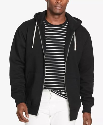 Ralph Lauren Polo Full-Zip Fleece Hoodie (Big 4X, Black)2