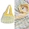 GKYQVE Modern Pleated Design Tote Bag with Lace Insert, Spacious Commuters Handbag Casual Ergonomic Strap Commuters Handbag #3
