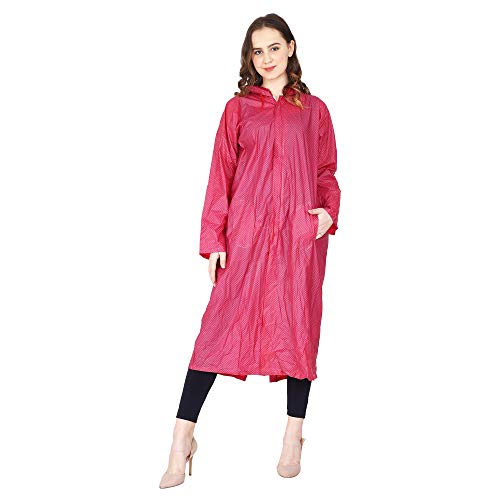 Image of Trendy Women's /Girl Rain Coat /Rain Wear (Along with Cap) Absolute Comfortable and Made with 100% Water Proof Material.