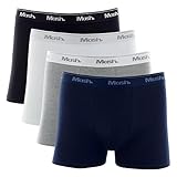 Mash - Cueca Boxer 110.15, Masculino, Branco/Preto/Cinza Mescla Claro/Azul Marinho, G