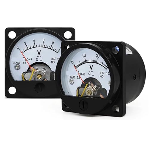 Voltmètre analogique SO-45 AC 10V pour éviter les erreurs de lecture digitale