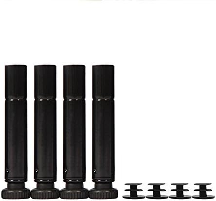 Miniatura 6 de Estantería de 5 estantes, organizador de estantes de metal, unidad de almacenamiento de acero para cocina, baño, dormitorio, oficina (negro)