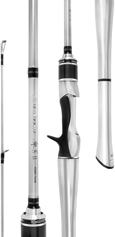 KINGDOM Sliver Needle Lure Fishing Rod Ceramic MF,F,XF Action Carbon Light Weight Rod Body Spinning Casting