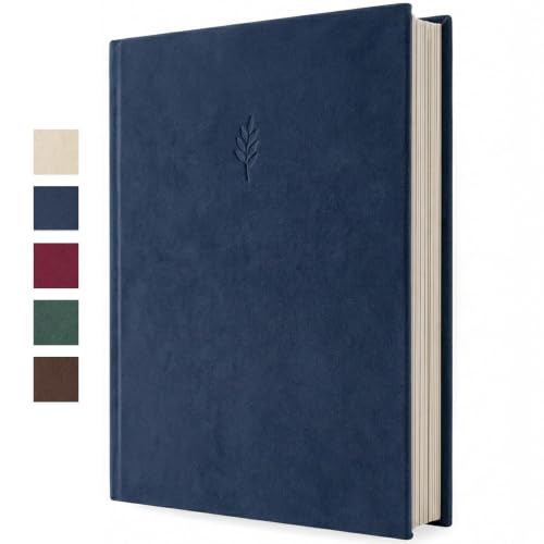Image of Large Photo Album Self Adhesive – Beautiful Velvet Memory Book, Blue
