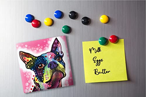 Enjoy It Pet Magnet, Boston Terrier Featuring The Pop Art Of Dean Russo - Measures 2.5" #TOP4