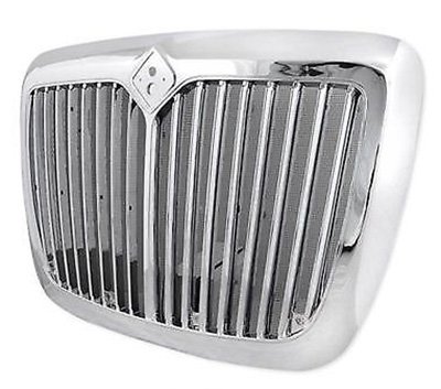 TORQUE Chrome Front Grille With Bug Screen for International Prostar 2008-2018 (TR042)