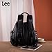 Montana West x Lee Puffer Backpack Purse for Women Quilted Travel Fashion Backpack Daypack Ladies Casual Drawstring Bag Black
