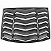 LE-JX Matte Black Rear Window Louver Cover, Lambo Style Custom Fit All Weather ABS Compatible with 2011-2023 Dodge Charger SXT/GT/RT/RT Scat Pack/Scat Pack Widebody/SRT Hellcat Widebody