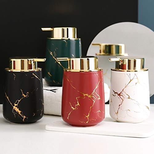 Zeepdispenser voor douche Gedrukt Type Lotion Fles, 320ml Zeepdispenser Fles for Badkamer Keuken Countertop Lotion… - Image 4