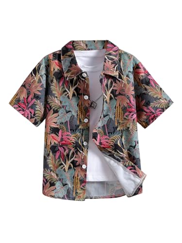 Image of TAGAS Boys' Shirt|Casual Short Sleeve Shirts for Kids | Button-Down Summer Shirts | Regular Fit Stylish Wear
