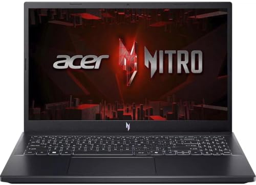 Image of acer Nitro V 15.6 inch FHD 144Hz Gaming Laptop | Intel 10-Core i7-13620H | NVIDIA GeForce RTX 4060|Backlit | Black | 32GB RAM DDR5 | 1024GB SSD | Windows 11 Home |Bundle with USB 3.0 Hub