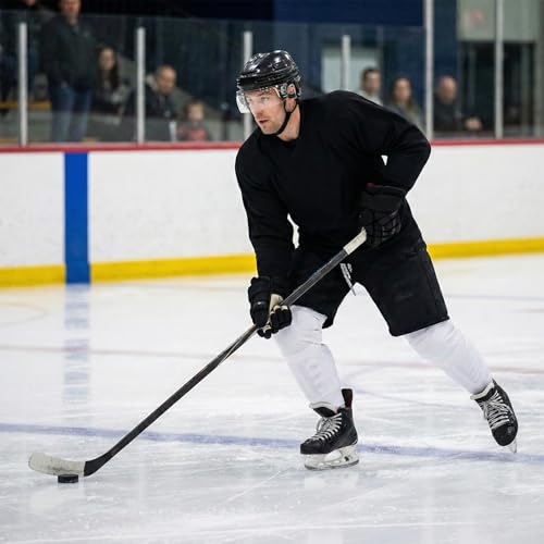 Image of Solid Colors High-Density Mesh Ice Hockey Socks, Breathable Heavy-Duty Practice Essentials for Youth Junior Adult