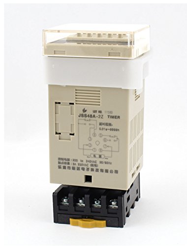 Relé de temporizador digital con retardo programable de 0.01s a 9999H 4