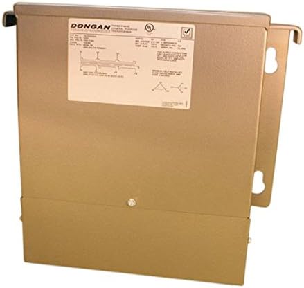 Dongan Transformer 76-2325SH 3-Phase General Purpose Transformer, 25 kVa, 480 Delta/208 Wye/120V, 60 Hz
