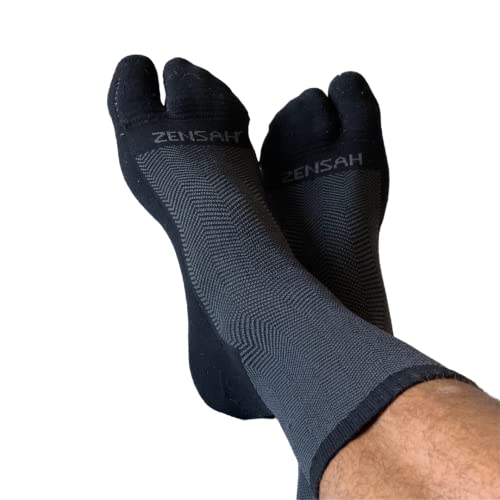 Image of Zensah Bunion Ease Sock - Corrector Relief Sock for Bunions Women and Men - Toe Separator Sock Design