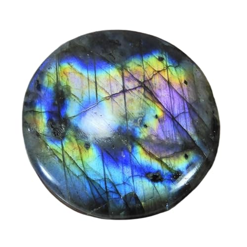 Labradorite naturelle 30mm cabochon rond en vrac GH_NAT_02025 pour la création de bijoux DIY