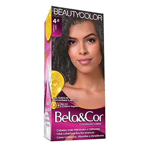 Coloração Bela&Cor - 4.0 Castanho Médio