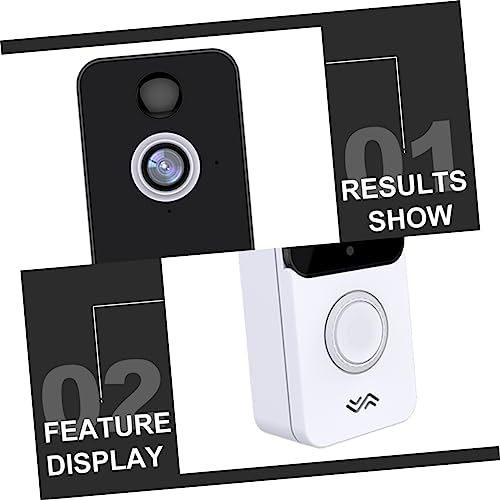 GAFOKI 1Pc Campainha De Vídeo Inteligente Campainha Visual Inteligente Campainha Inteligente Monitor