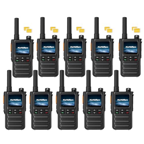 Image of Lifetime Free Rapid GPS Unlimited Range Global Walkie Talkies - Long Range Two Way Radio, IP65 Waterproof, AI Noise Cancellation for Nationwide Outdoor, Logistics, Road Trips & Family (10-Pack)