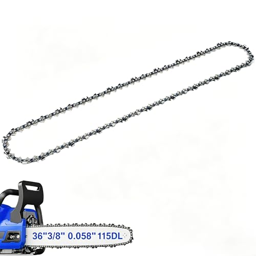 Image of 36 Inch Chainsaw Chain 3 /8 inch .058 inch 115DL Fit for Husqvarna 3120XP 385XP