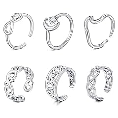 6Pcs Silver Color Set B