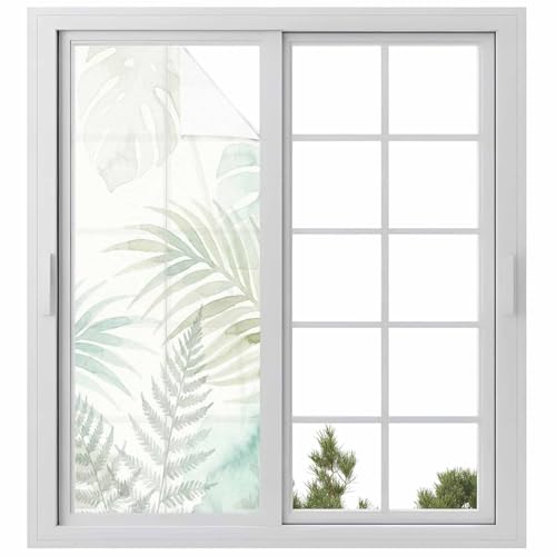 Película para ventana frosted verde 23.6 x 59 pulg miniatura 1