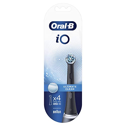 Oral-B iO Series 6 Plus Edition Elektrische Zahnbürste, black & iO Ultimative Reinigung Aufsteckbürsten für elektrische Zahnbürste, 4 Stück, ultimative Zahnreinigung mit iO Technologie, schwarz – Bild 5