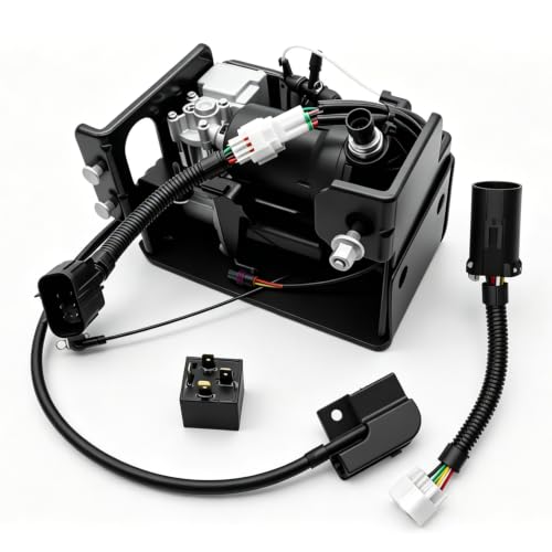 23316154 Air Ride Suspension Compressor Pump Compatible with 2015-2020 Cadillac Escalade ESV Chevy Suburban Tahoe GMC Yukon XL, OEM Number Replace 23282712, 22797525, 23232591