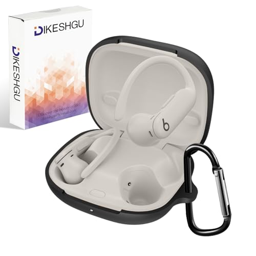 Dikeshgu for Beats Powerbeats Pro 2 ケース Beats Powerbeats Pro2 カバー シリコン製 全面保護 落下防止 キズ防止 耐衝撃 装着充電可能 軽量小型 カラビナ付き パワービーツプロ2 ケース Beat