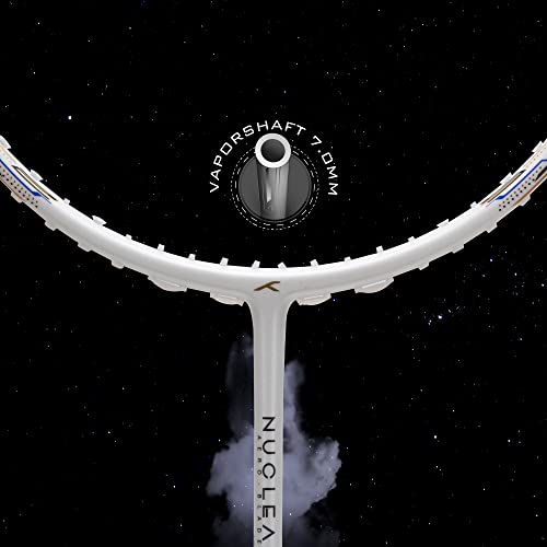 Image of Hundred Nuclear 72 Carbon Fibre Unstrung Badminton Racket with Full Racket Cover for Intermediate Players