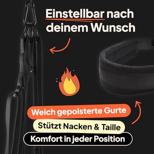 obaie Verstellbare Liebesschaukel für Erwachsene & Paare - Sexschaukel für die Decke mit Fesseln - Sex Swing Furniture - Tragbar & Komfortabel Love Swings