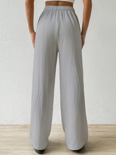 Image of Shasmi Women High Rise Loose Fit Trousers Pants