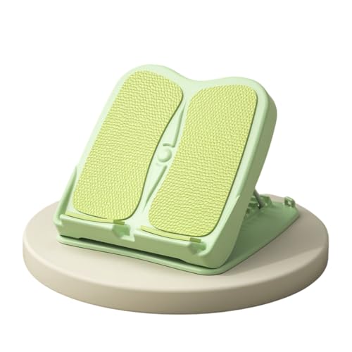 足首ストレッチ プレート傾斜台ふくらはぎ ストレッチ リハビリ 11速度調整可能な負荷容量 300 Kg O 脚 X 足首アキレス腱ふくらはぎ内脚桃大腿関節折りたたみ弾性傾斜プレート プロ品質の同時ストレッチ スタンド男女兼用 (よりグリーン)