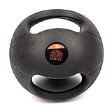 Desafíate a ti mismo: puedes desafiar tanto tu sistema muscular como cardiovascular mientras fortaleces los músculos centrales. Utiliza esta bola medicinal para tablones, abdominales y muchos más ejercicios.