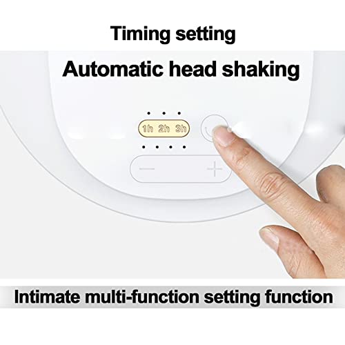 Oscillating Usb Desk Fan - Remote Equipped Multifunctional Desk Fan For Bedroom, 3 Timer/ Automatic Shaking/ 4 Wind Speed Settings, Usb Rechargeable Personal Fan For 8H Usage, Low Db Bedroom Fan #TOP5