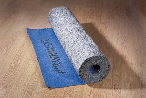 Image of Underlayment 360 sq ft - for Laminate & Hardwood Floors - Approved for Pre-Attached Pad - Floating & Glue-Down Installation - Moisture Barrier - GREENGUARD Gold - Made in USA