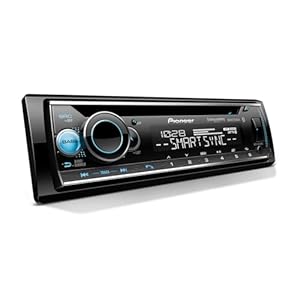 Pioneer DEH-S6220BS Touchscreen Single Din Stereo Receiver Bluetooth CD Player USB/AUX Inputs Apple Android Compatibility Hands-Free Calling