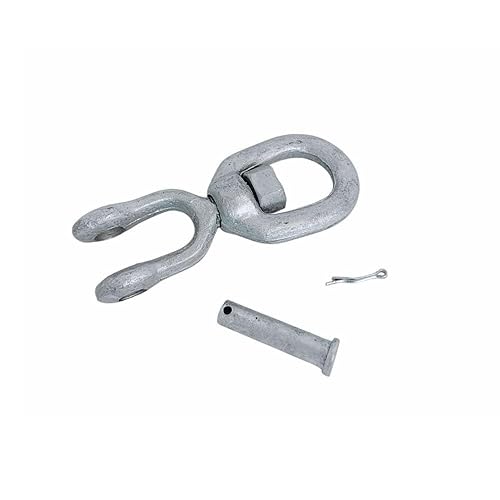 Miniatura 6 de Marina Amarre Galvanizado Mandíbula Ojo Giratorio 5/8" WLL 5200 lbs Cap
