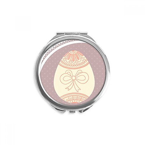 Miroir rond de poche compact de 2,6 pouces pour éviter les coulures de maquillage