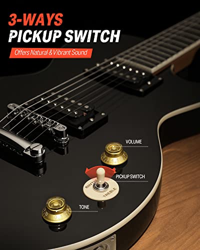 Donner EC1277 Electric Guitar Lp Solid Body thumb #2