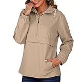 Veste de pluie légère et imperméable pour femme, veste de course pour femme, veste d'automne légère pour femme, vêtements de cyclisme pour femme, veste légère pour femme, veste de pluie légère pour femme, veste de pluie imperméable avec capuche, coupe-vent imperméable pour femme, veste de pluie d'automne pour femme, veste de pluie pour femme avec capuche imperméable coupe-vent pour femme