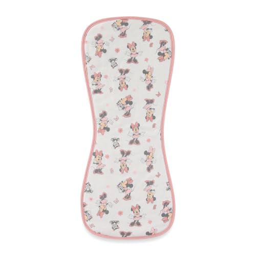 Image of Disney Baby Minnie Mouse Burp Cloths 3 Pack 20 inch x 10 inch Burping Rags Infants
